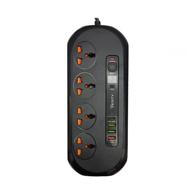 رابط برق 4 خانه Verity وریتی مدل V-PS3115 متراژ 1.5 متری